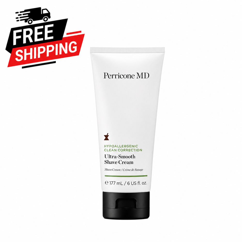 Perricone MD Ultra-Smooth Shave Cream Hypoallergenic Sensitive Skin 6 fl oz